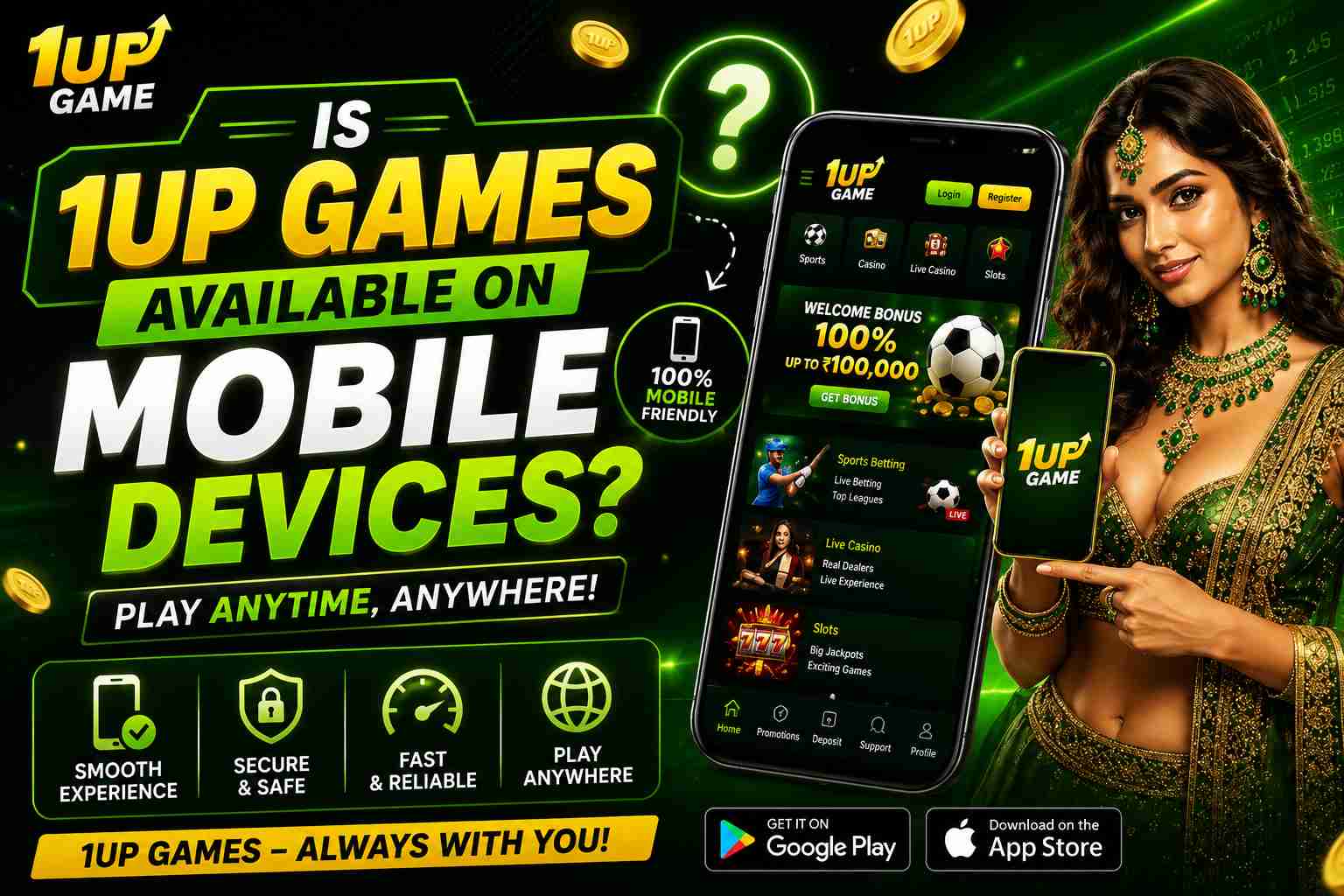Is 1up Games Available on Mobile Devices