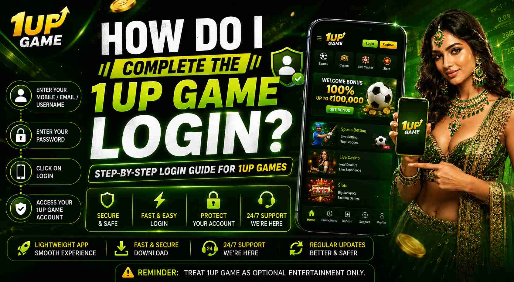 how i do 1up game