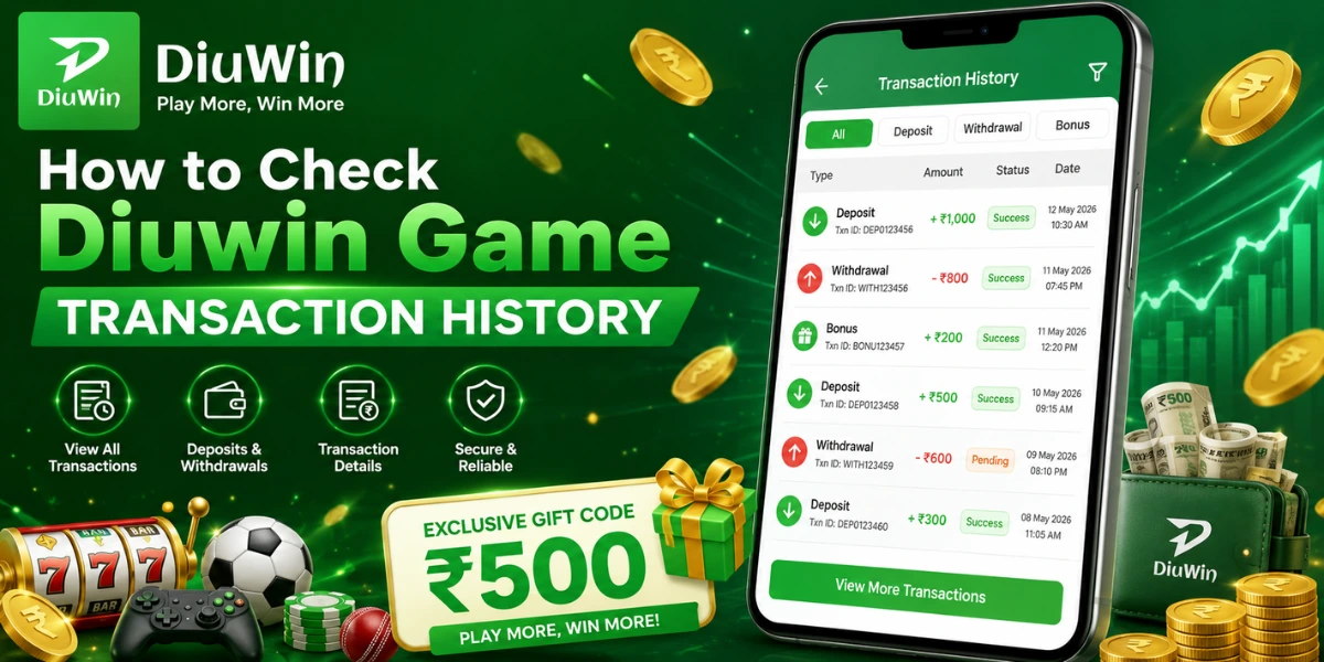 How to Check Diuwin Game Transaction History
